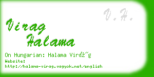 virag halama business card